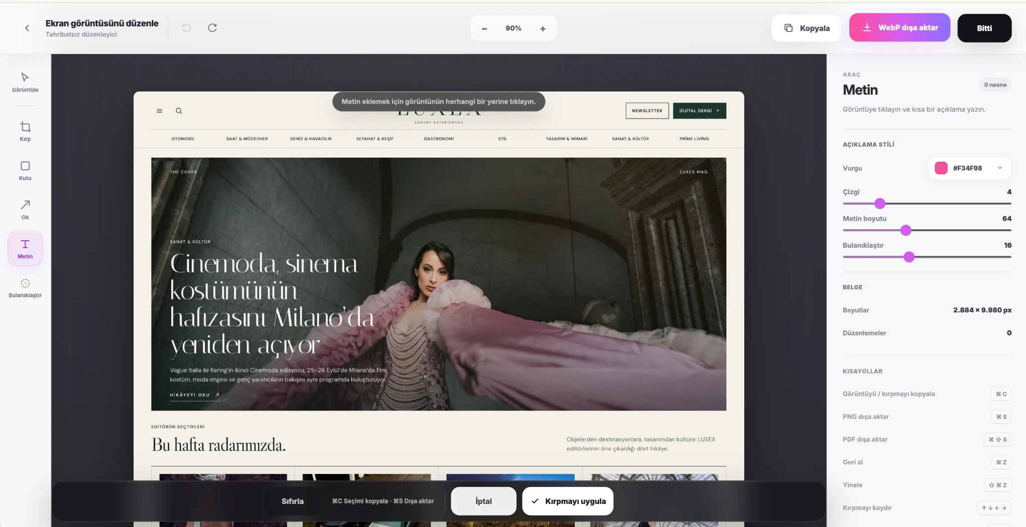 Make the capture ready to share. — Hip FullPage